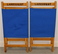 ** 2 Larry Fest Chairs