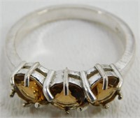 Smoky Topaz Ring - Size 9