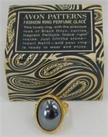 1970's Avon Perfume Ring in Good Vintage