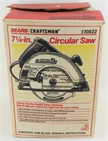 * Sears Craftsman 7 1/4-in Circular Saw in Box