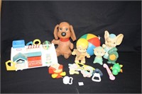 Baby Toys-Vintage; Little Tikes House; Plastic Dog