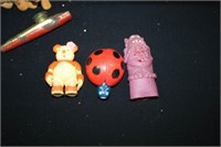 Small Vintage toys; Kazoo; Plastic Toys; Animals