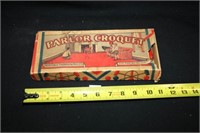 Vintage Parlor Croquet Set; Newton and Thompson Co