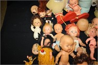 Dolls; Ronald McDonald; Glo worm; Baby Dolls