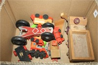 Wooden Toys; Train, cars, games