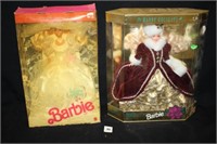 Wedding Fantasy Barbie (1989); 1996 Holiday barbie