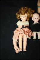 Vintage Small Plastic Dolls; Some Missing Parts
