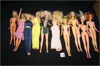 Barbie Doll Group (10) All Have Twist Tummy