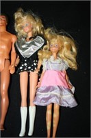 Barbie Doll Group (7); 3 Ken 1968 Markings