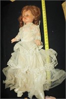 Rubber/Plastic Dolls - 25"; Small doll fabric face
