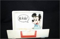 Vintage Mickey Plastic Case w/handle