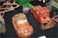 Metal Tractors/Toys in Various stages of disrepair