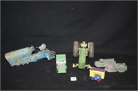 Metal Toy Tractors; Matchbox Car (Mini); Trucks