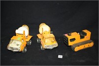Tonka Construction Vehicles (3) All are 8" long