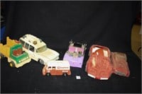 Plastic Toy Cars; Ghostbusters; Joker's Vehicle