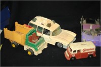 Plastic Toy Cars; Ghostbusters; Joker's Vehicle