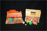 Vintage Fisher Price Barn and Western Town