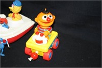 Sesame Street Cars; Plastic w/Silicone