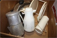 Kitchen Items-Pressure Cooker; Coffee Pots