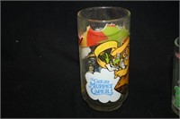 4 Vintage Glasses; Muppets; Dr. Seuss Jelly Jar