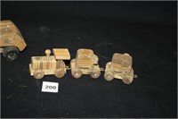 Handmade Wooden Toys-Airplane; Truck; Train