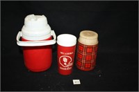 OU Insulated Cup (No lid); Plaid Thermos (no Lid)