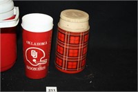 OU Insulated Cup (No lid); Plaid Thermos (no Lid)