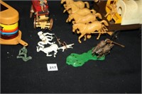 Western Toys-Plastic Covered Wagons