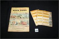 Gold Star Stamp Books (3); Rand McNally Atlas