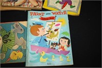 Vintage Coloring Books; Disney; ABC Counting Book