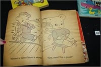 Vintage Coloring Books; Disney; ABC Counting Book
