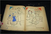 Vintage Coloring Books; Animal Book 1944