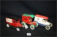 ERTL Delivery Vehicle Banks (3); Quincentennial