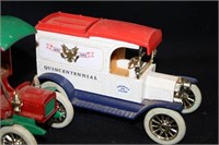ERTL Delivery Vehicle Banks (3); Quincentennial