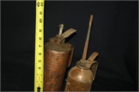 Goldenrod Oil Can (no Spout); Copper-like oil can