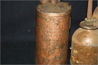 Goldenrod Oil Can (no Spout); Copper-like oil can