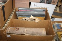 Victor Records on Box-Several Books Full