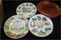 Collector's Plates from traveling; Vegas