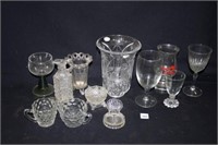 Glassware odds and ends; Candlewick; Wexford