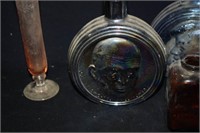 Eisenhower; Kennedy; Lindbergh Bottles; ashtray