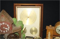 various Clocks-Plastic Mill Scene Clock