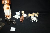 Dog Figurines and Décor; Metal Torch Plaque w/dog
