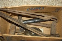 Cast Metal Tools-Metal Pieces; Mallets; tongs etc.