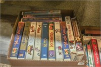 VHS Tapes Mostly Blister Case Disney movies