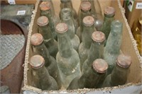 Clear Bottles with Metal Lids-1 marked Blatz