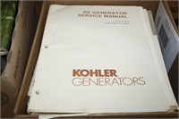 Kohler Generator Manuals for various Models