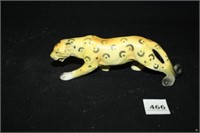 Ceramic Leopard Figurine 6" long-no markings