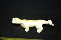 Ceramic Leopard Figurine 6" long-no markings