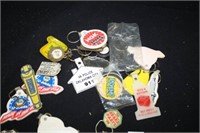 Advertising Keychains and Magnets-Mostly Rubber
