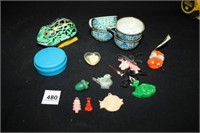 Metal teacups; Metal toy frog; Collapsible Cup;